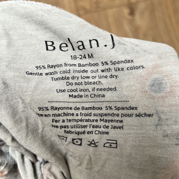 Beautiful floral bamboo leggings 18-24 - Picture 2 of 3